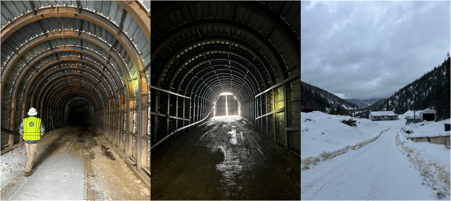 Enhanced Russell Tunnel and expanded facilities at the Wardner Mining Yard