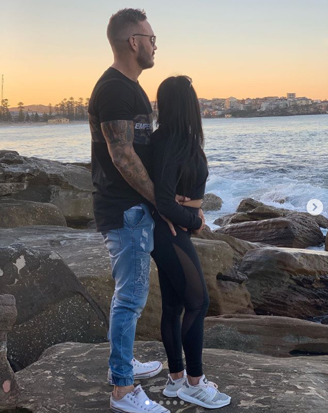 A photo of Married At First Sight's Cyrell Paule and Love Island's Eden Dally.