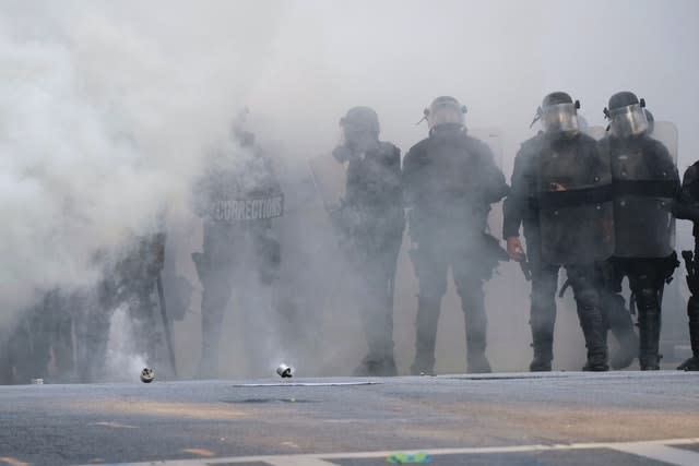 Police in Atlanta, Georgia (Ben Gray/PA)