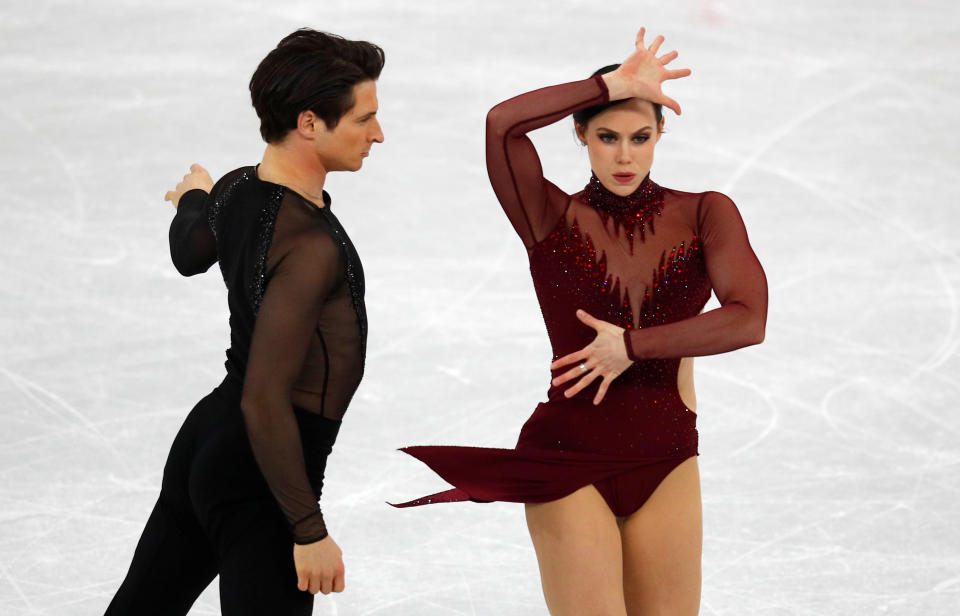 Figure Skating – Pyeongchang 2018 Winter Olympics – Ice Dance free dance competition final – Gangneung, South Korea – February 20, 2018 – Tessa Virtue and Scott Moir of Canada perform. REUTERS/Phil Noble TPX IMAGES OF THE DAY