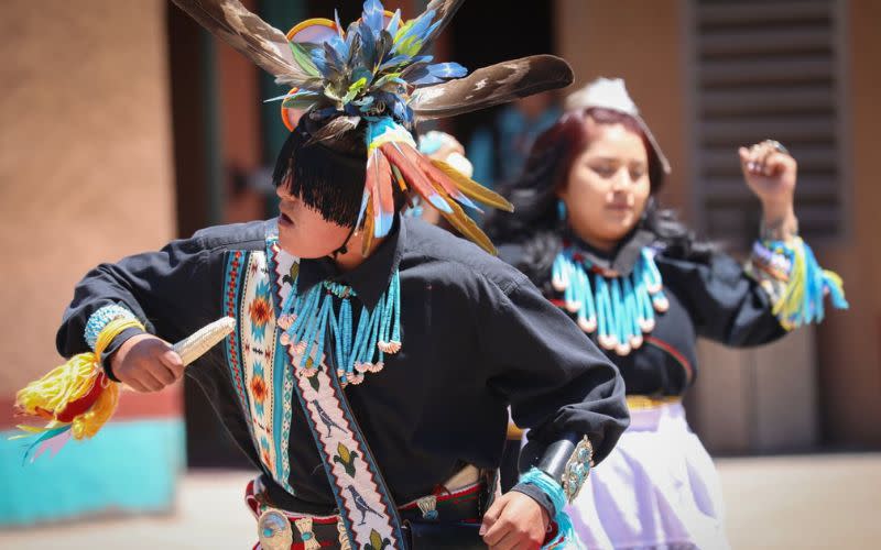 Celebrate the seasonal cycles through prayer, song, and dance at the  Indian Pueblo Cultural Center. (photo/indianpueblo.org)