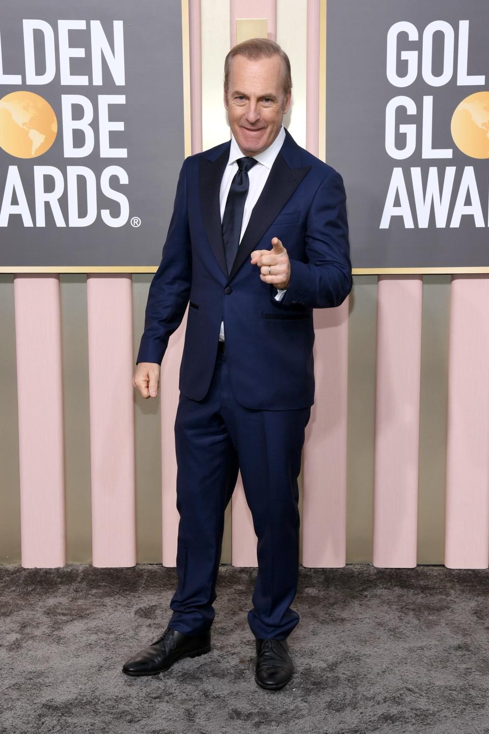 Bob Odenkirk attends the 2023 Golden Globes.