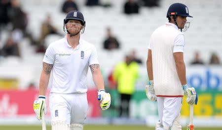 Cricket - England v New Zealand - Investec Test Series Second Test - Headingley - 2/6/15 England's Ben Stokes looks dejected as he leaves the field after being dismissed Action Images via Reuters / Philip Brown Livepic