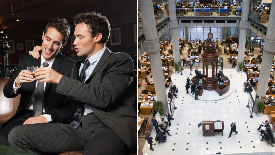 Lloyd’s of London has banned drinking during office hours. Images: Getty