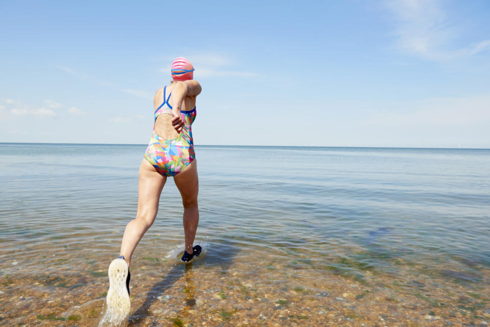 Experts recommend swimming on a lifeguarded beach. (Getty Images)