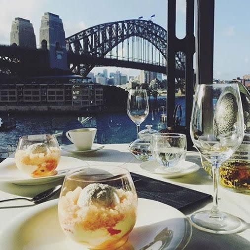 Quay was named Sydney's best restaurant at the SMH Good Food Guide awards. Photo: Instagram/eleanor_lulu