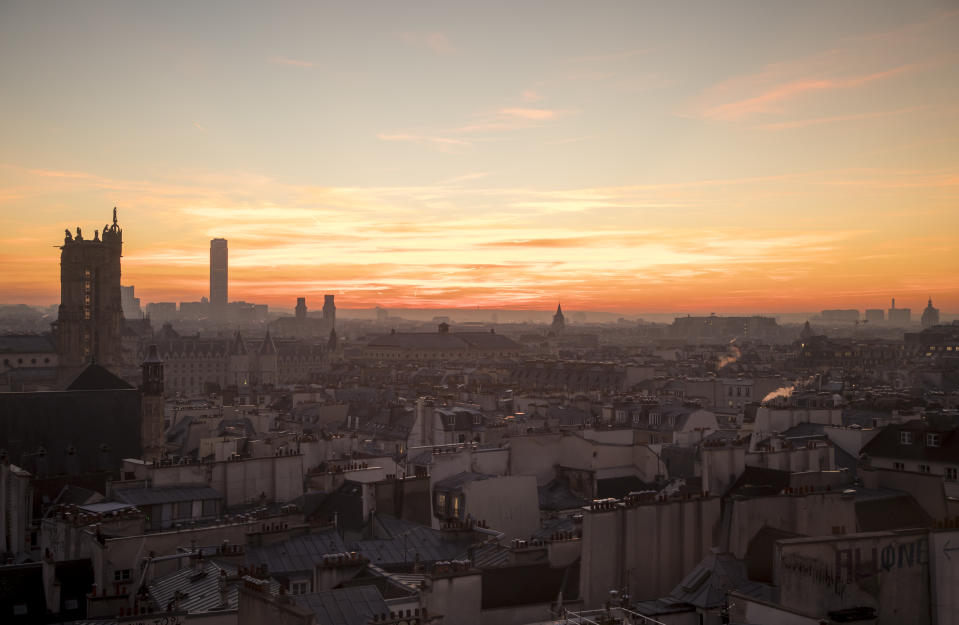 The skyline in Paris as French GDP data came in better than expected. Photo: Athanasios Gioumpasis/Getty Images