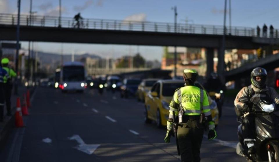 Plan éxodo en Bogotá. Imagen: Secretaría de Movilidad de Bogotá.