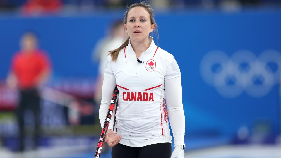 Canadian curler Rachel Homan wrote a moving tribute to her country after an early exit from the Beijing Olympic Games. (Getty)