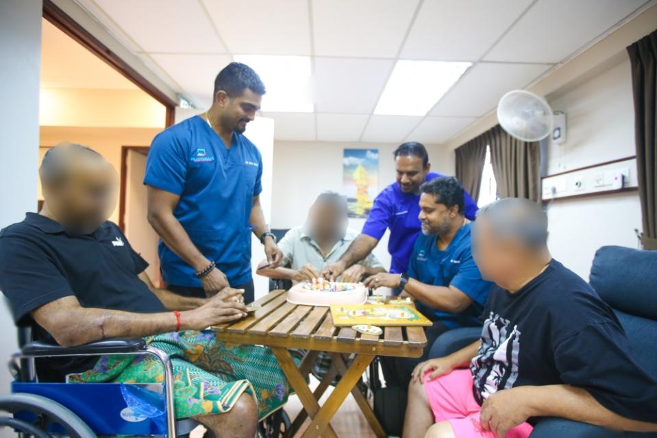 Three friends joined hands to set up a licensed elderly care centre with a focus on customised medical care for senior citizens.— Picture by Ahmad Zamzahuri