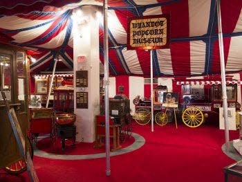Wyandot Popcorn Museum is one of just two antique popcorn museums in the world. It offers history on Marion, popcorn and the antique popcorn machines and memorabilia.