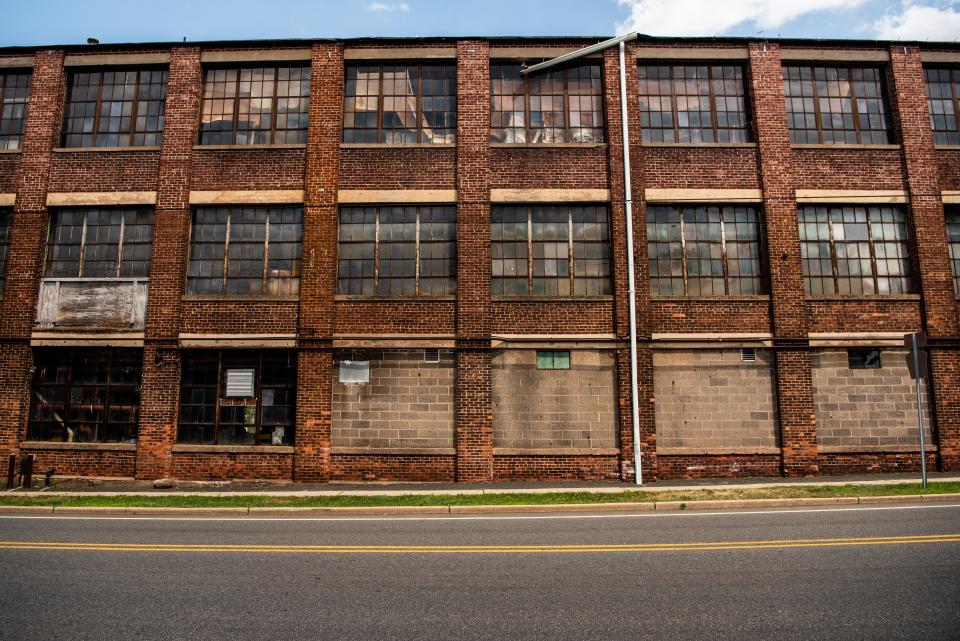 The exterior of the International Veiling Corporation building in Clifton, N.J. The building dates to the Industrial Revolution and will be demolished to make room for a residential building if city zoning officials approve the proposal.