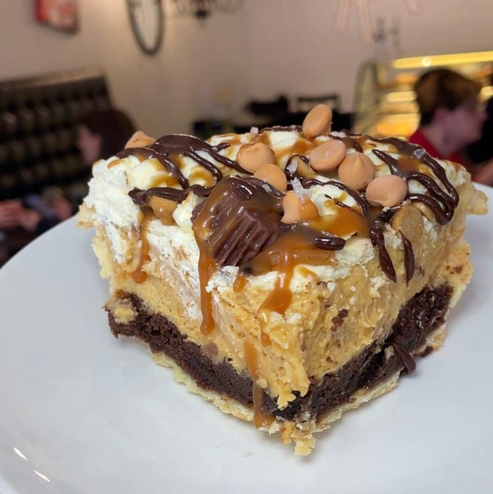 Reese's Mousse Pie at Anthony's Cheesecake.