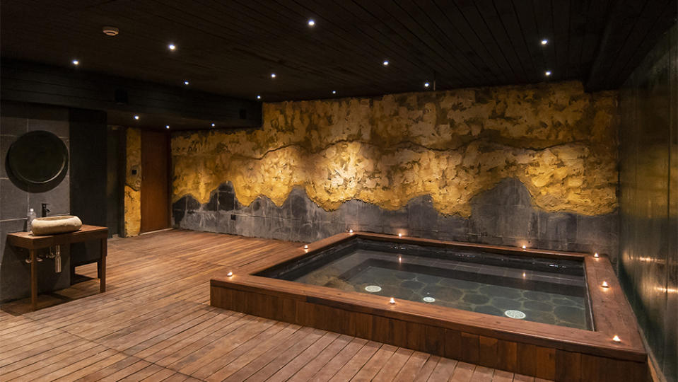 Inside the spa at Shinta Mani Mustang