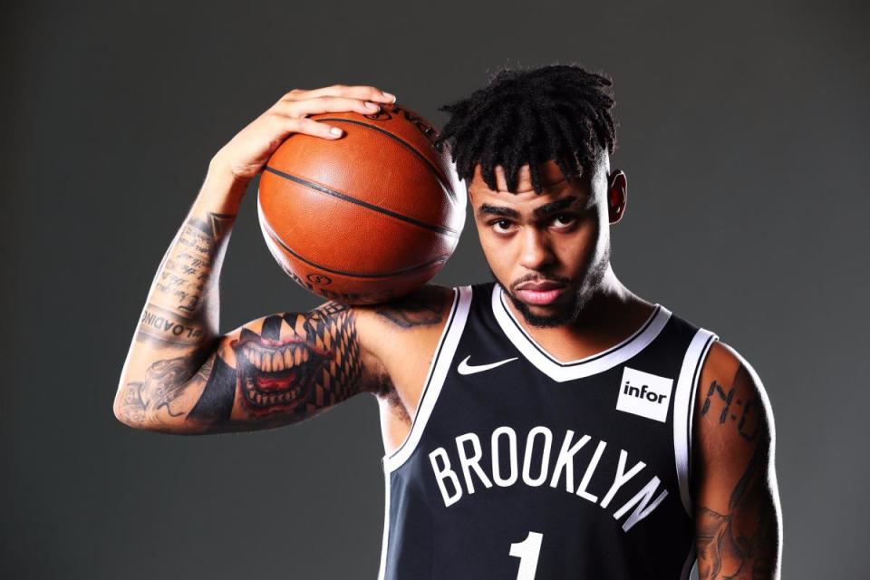 The Brooklyn Nets give D’Angelo Russell a fresh start. (AP)