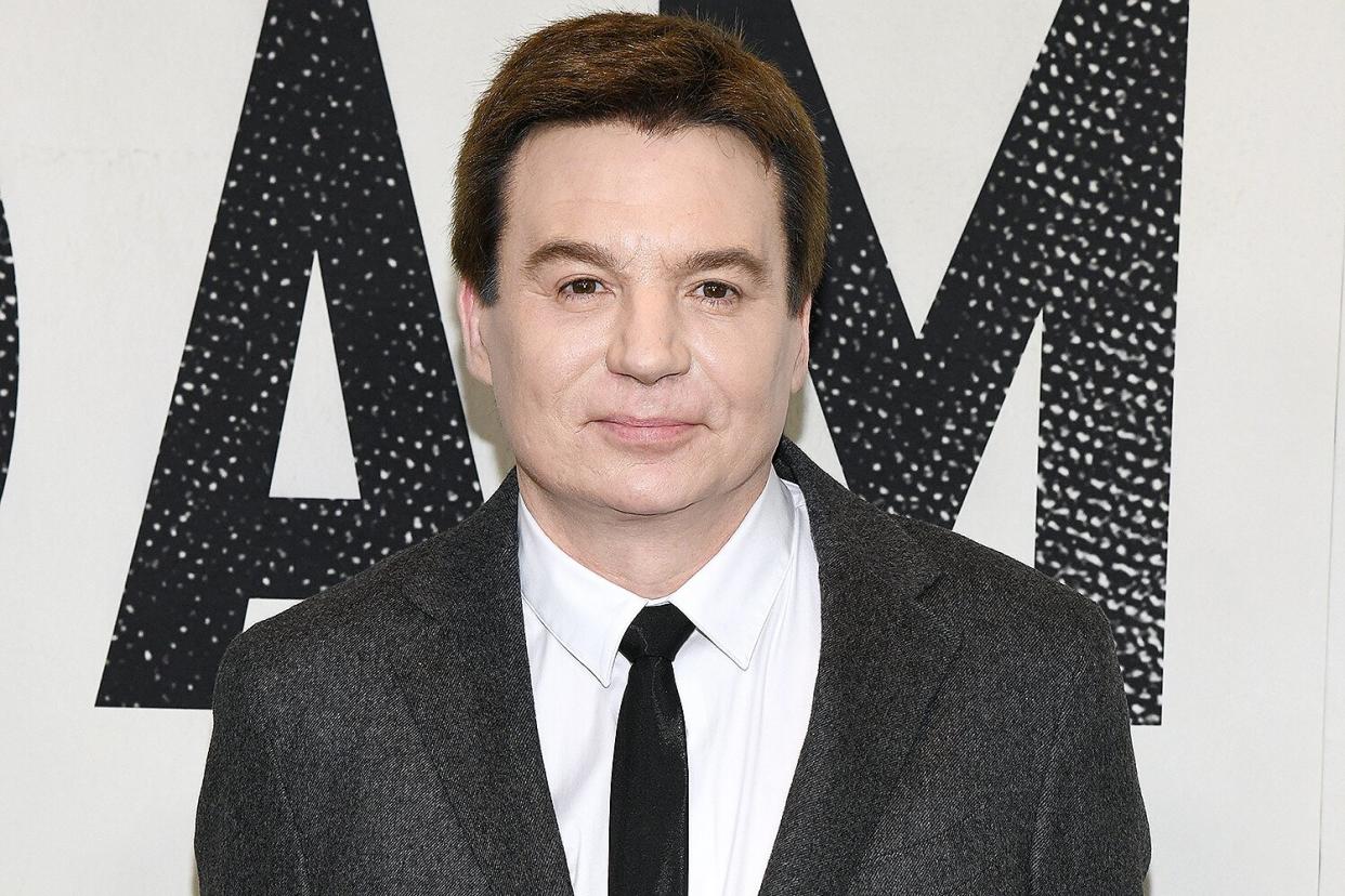 Mike Myers at the world premiere of "Amsterdam" held at Alice Tully Hall on September 18, 2022 in New York City