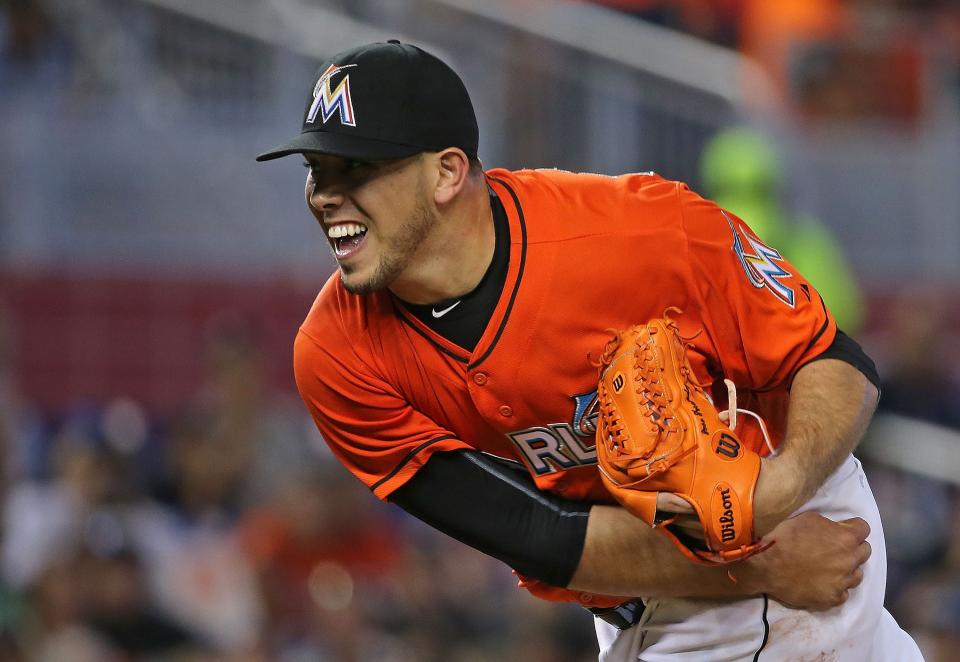 Something to smile about: the return of Jose Fernandez. (Getty)