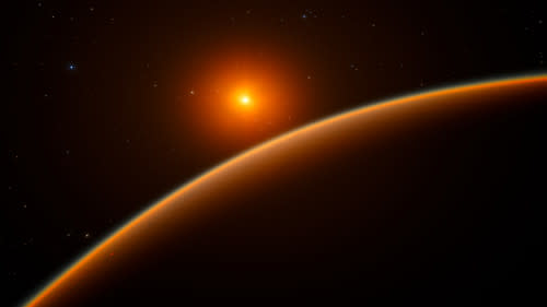 LHS 1140 artist impression - ESO