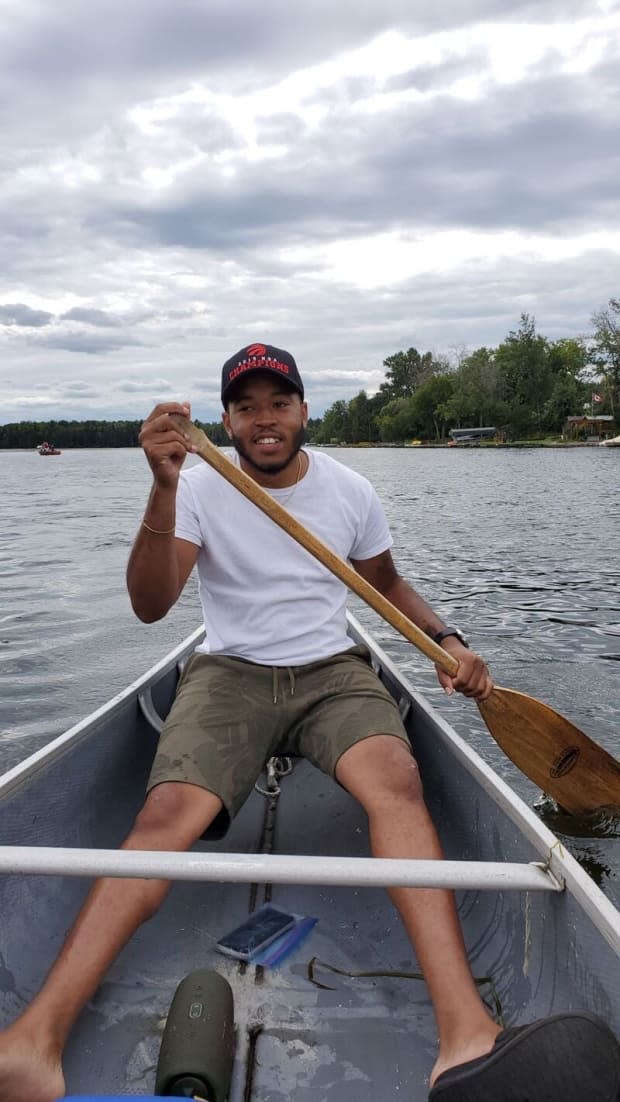 Toronto police identified the victim who died in a triple shooting in Regent Park Saturday as 27-year-old Thane Murray. (Toronto Police Services - image credit)