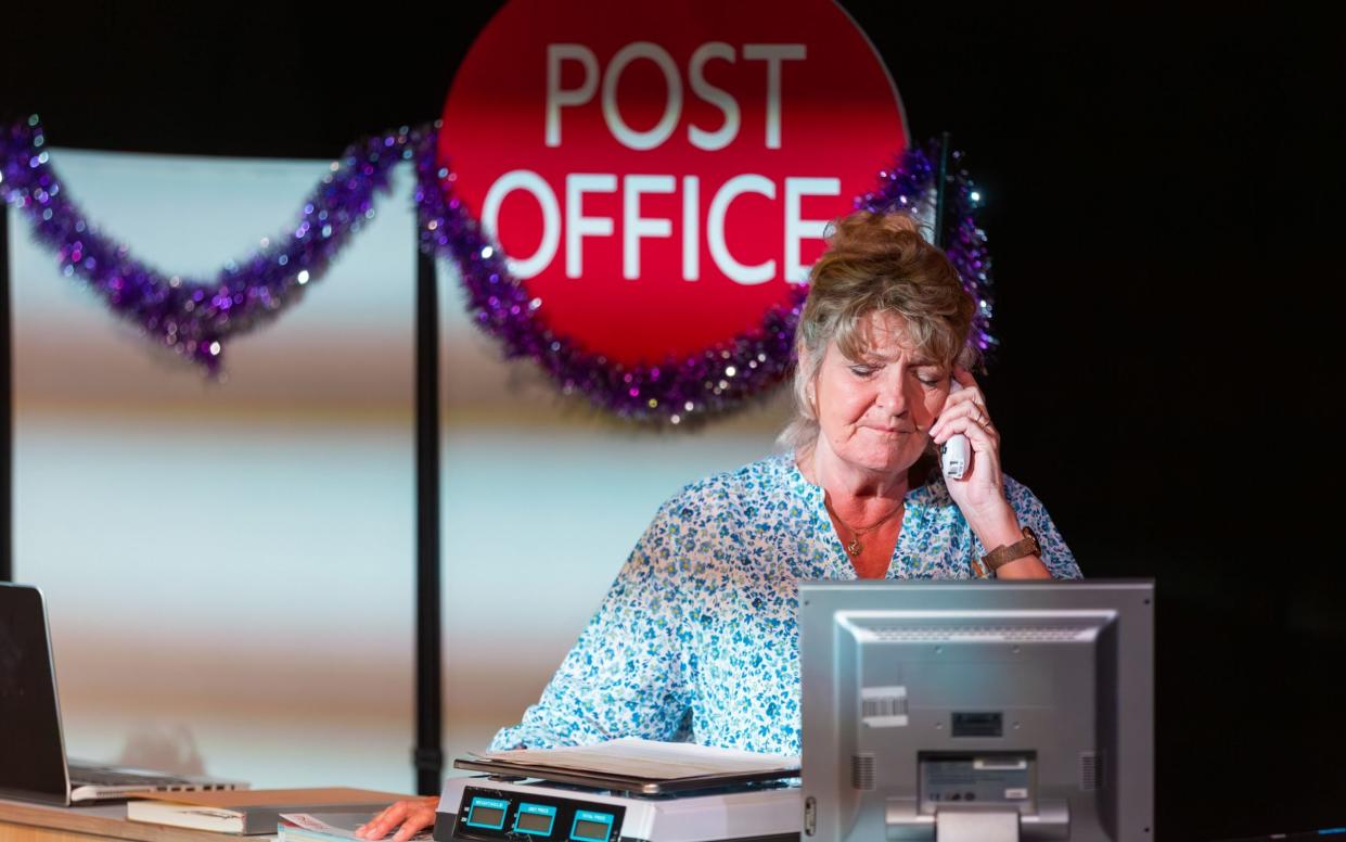 First-class: Pam Stubbs (played by Elizabeth Elvin) fights back against the Post Office