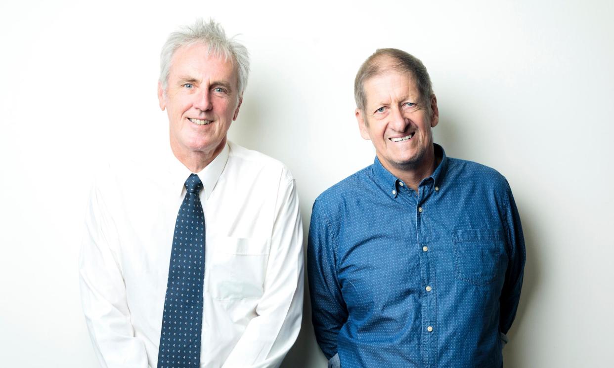 <span>‘Sex and sport have gone hand in hand for a hell of a long time’ … Rampaging Roy Slaven (John Doyle) and HG Nelson (Greig Pickhaver) have a new radio show.</span><span>Photograph: Ken Leanfore</span>