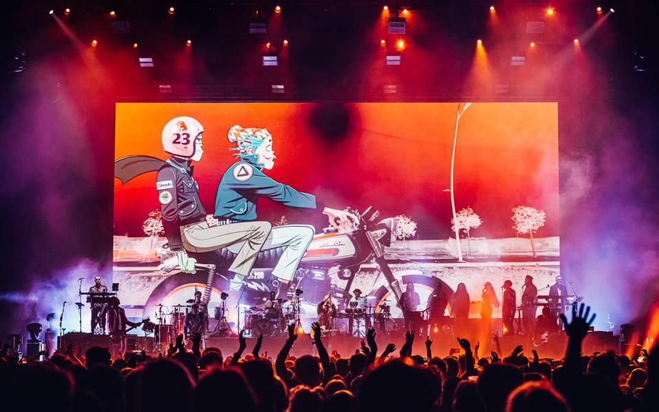 The show goes on: Gorillaz at the O2 in August - Luke Dyson