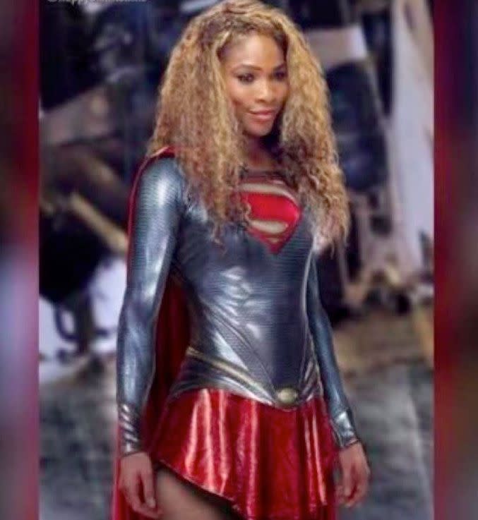 This is the moment the foolish vigilante stole Serena Williams' phone without knowing she is Superwoman. Photo: ABC News