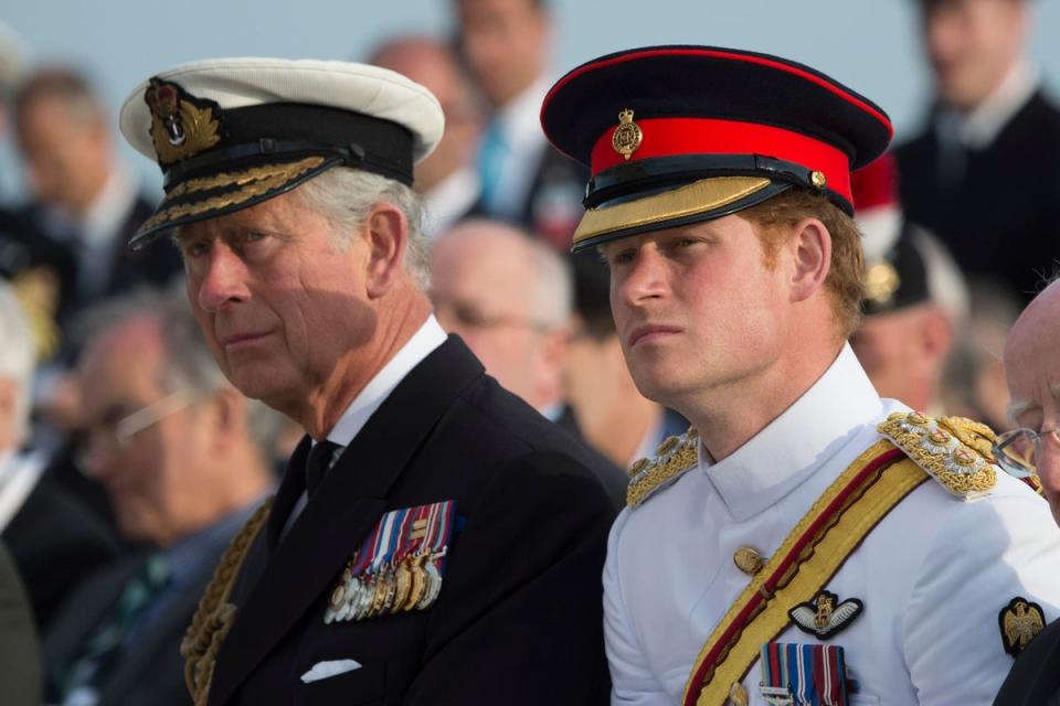 Charles and Harry (Paul Edwards/The Sun/PA) (PA Archive)