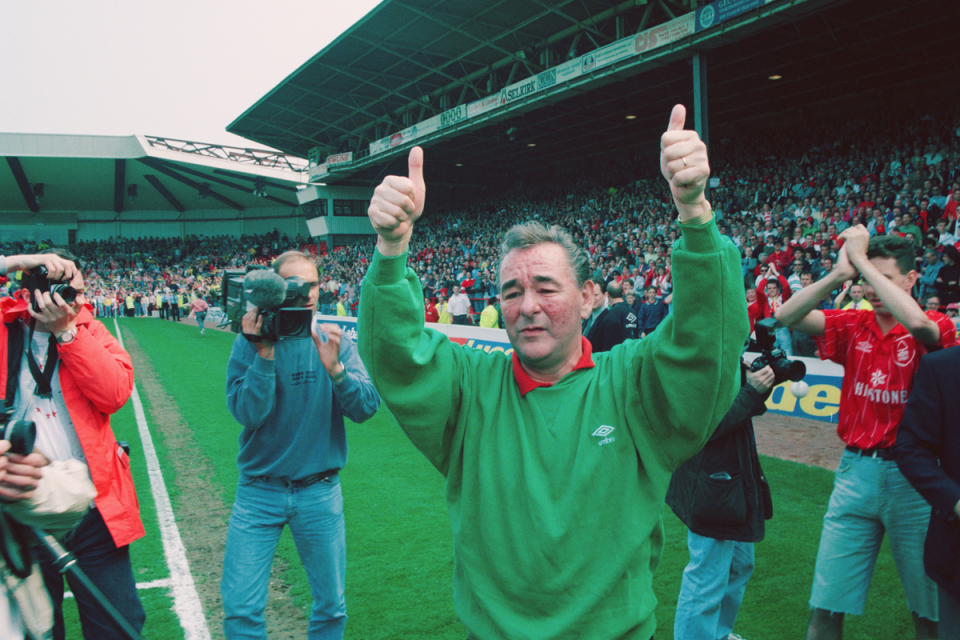 Brian Clough, former Nottingham Forest and Leeds manager (GETTY)