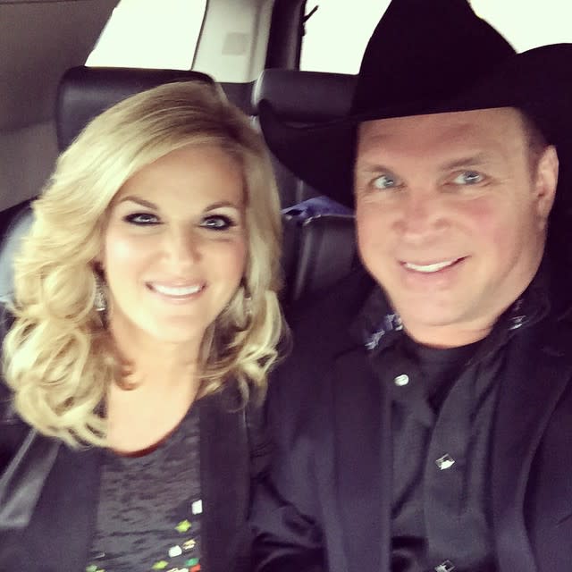 Want to follow along with Garth Brooks' weekend at the ACM Awards? All you have to do is check his Instagram! <strong>VIDEO: Garth Brooks Talks Comeback on ET: 'It's Like Starting Over Again'</strong> The country star, who's up for Entertainer of the Year at the 2015 ACM Awards, is giving fans a first hand look at his awards show experience in a series of Instagram shots Brooks has dubbed "#GarthGrams." The pics and videos follow Garth as he travels to Dallas for the show, tries on hats in his hotel room, and even gets wife Trisha Yearwood in on the fun! The singer kicked off the #GarthGrams at his concert in Portland Thursday night, announcing "Dallas, we’re coming for you!" Brooks and Yearwood invited fans to "take the whole ride with us, all weekend" in a video from the road. <strong>WATCH: Garth Brooks Relives 'Beautiful Moment' With Cancer Patient on Entertainment Tonight</strong> Brooks joked around in a video once the couple was on a plane headed for Texas, telling fans "shhhhh... the Queen is sleeping!" Brooks tried on hats in the hotel room once they were on the ground in Dallas, announcing that two of his three special edition Garth Brooks Stetson hats will be auctioned off at the Lifting Lives Benefit Gala on Friday night. Finally, Brooks asked fans for ACM Awards #GarthGram requests, writing "It's your turn, what do you want to see? Surprise me!!!!!" Brooks, Yearwood and ET host Nancy O’Dell will be co-hosting the Lifting Lives Benefit Gala on Friday night. Be sure to check out Brooks’ Instagram for more great #GarthGrams from the event and the rest of ACM Awards weekend! <strong>WATCH: Garth Brooks: I Chose My Daughters Over Fame</strong>