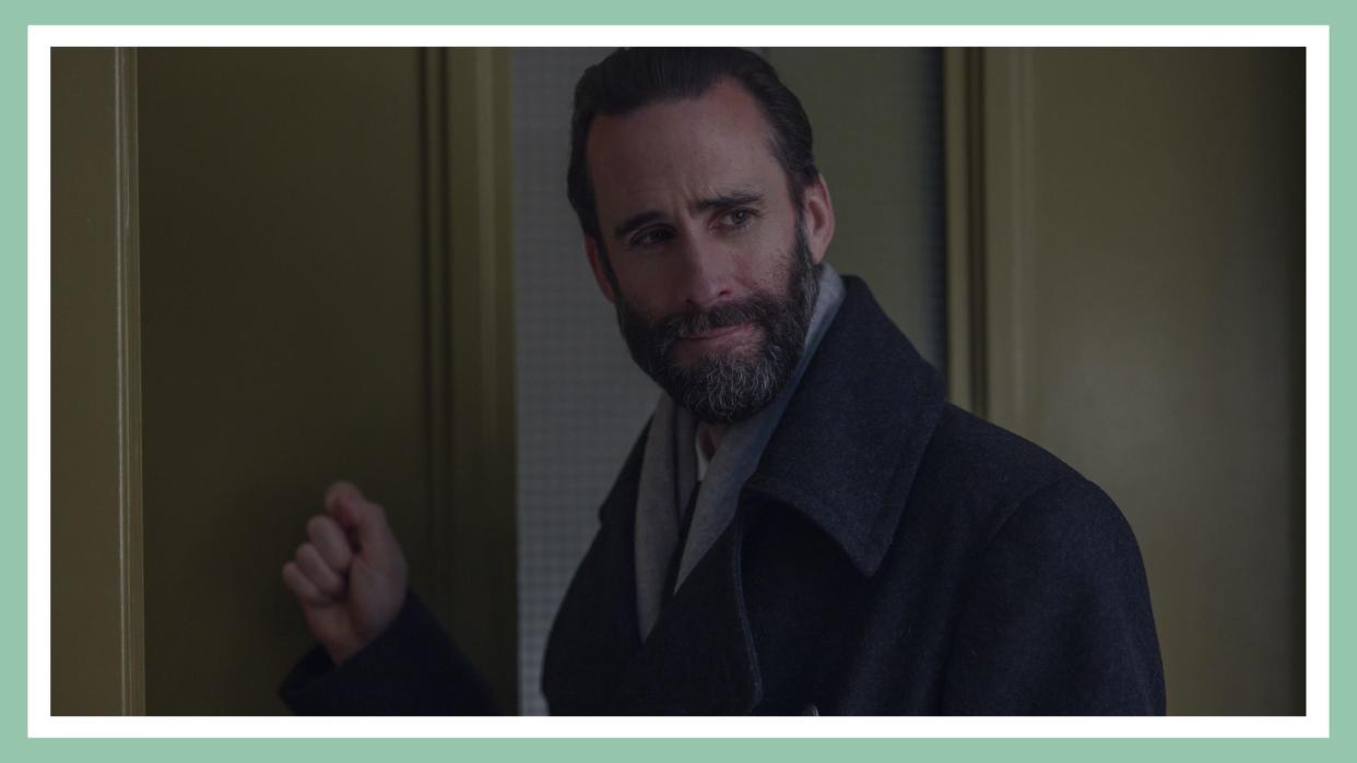  The Handmaid’s Tale -- “The Wilderness” - Episode 410 -- June draws on all her resources and relationships, risking everything to ensure her own kind of justice. Fred Waterford (Joseph Fiennes), shown 