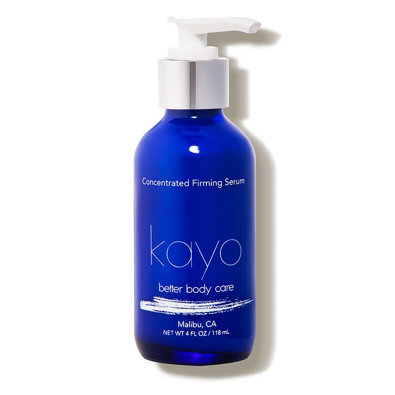 <p><strong>Kayo</strong></p><p>dermstore.com</p><p><a href="https://go.redirectingat.com?id=74968X1596630&url=https%3A%2F%2Fwww.dermstore.com%2Fproduct_Concentrated%2BFirming%2BSerum_74770.htm&sref=https%3A%2F%2Fwww.bestproducts.com%2Fbeauty%2Fg34775518%2Fdermstore-black-friday-sale-2020%2F" rel="nofollow noopener" target="_blank" data-ylk="slk:Shop Now;elm:context_link;itc:0;sec:content-canvas" class="link ">Shop Now</a></p><p><strong><del>$46</del> $37 (20% off)</strong></p><p>Designed to be a spot treatment, this fragrance-free and fast absorbing body serum gets to work in nourishing, toning, and hydrating areas such as thighs, buttock, arms, or under the neck.</p>