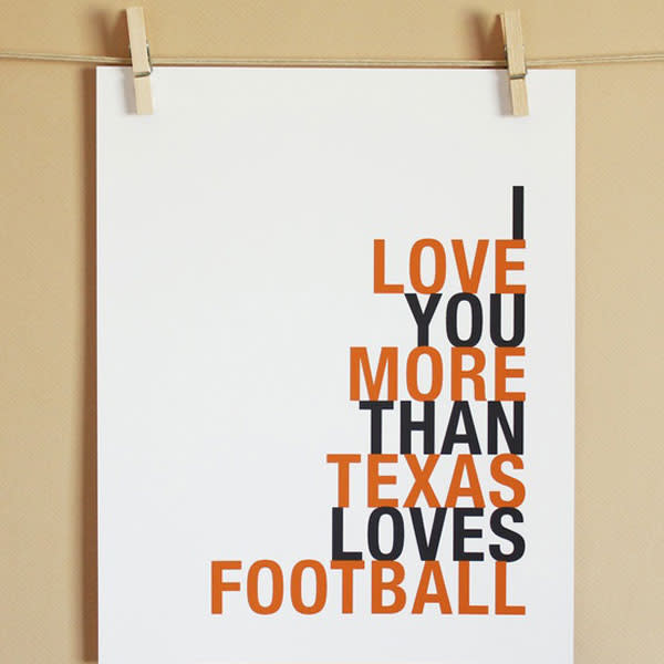 Football-Inspired Sign