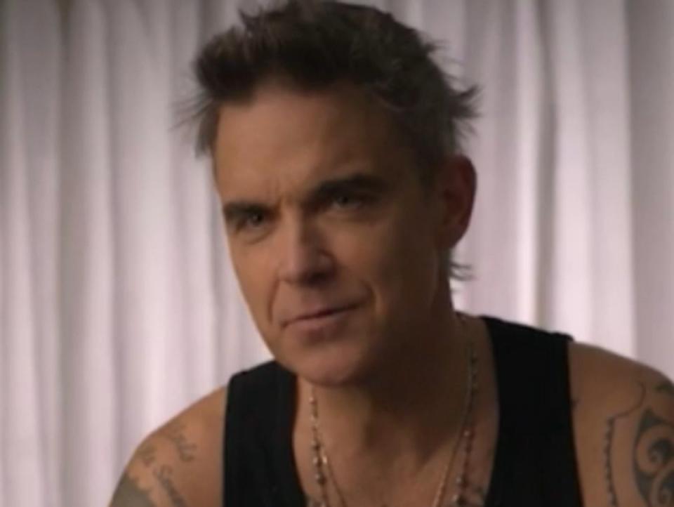 Robbie Williams in his self-titled Netflix documentary (Netflix)