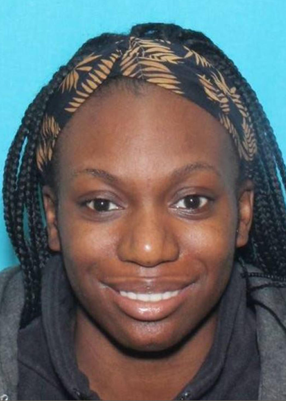This image released by the Illinois State Police, shows Xandria A. Harris, one of two people authorities were searching for Thursday, Dec. 30 2021, who are believed to have been involved in the fatal shooting of one police officer and wounding of another at a northern Illinois hotel. (Illinois State Police via AP)