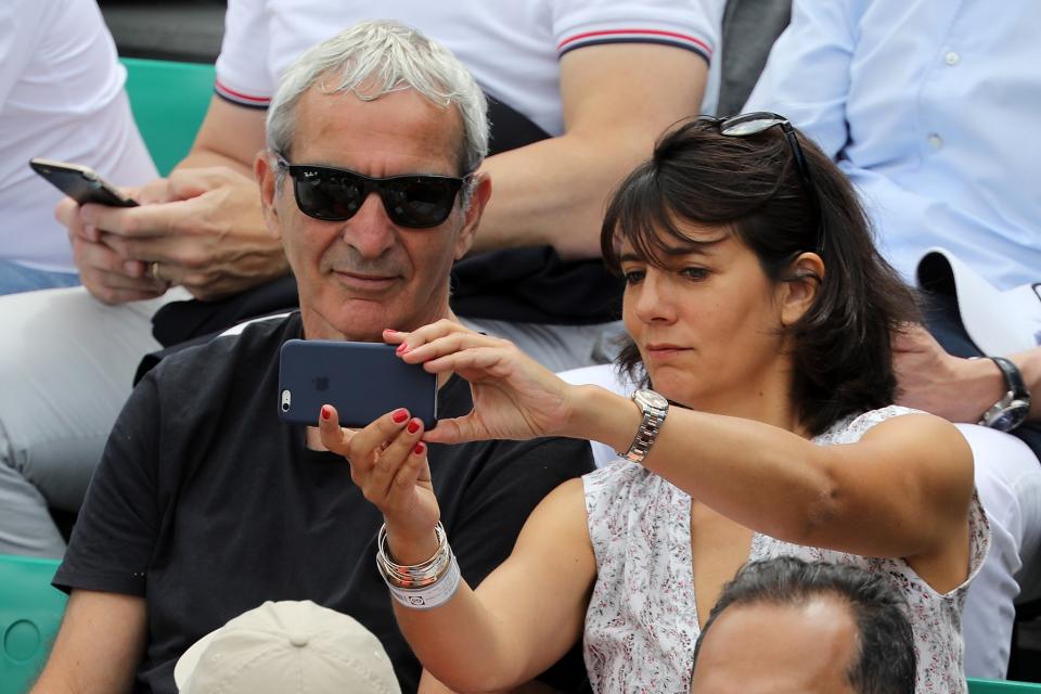 Raymond Domenech et Estelle Denis