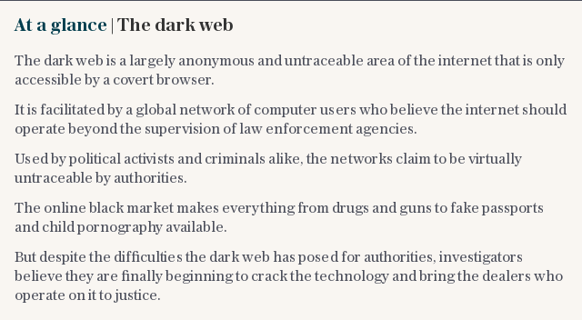 At a glance | The dark web