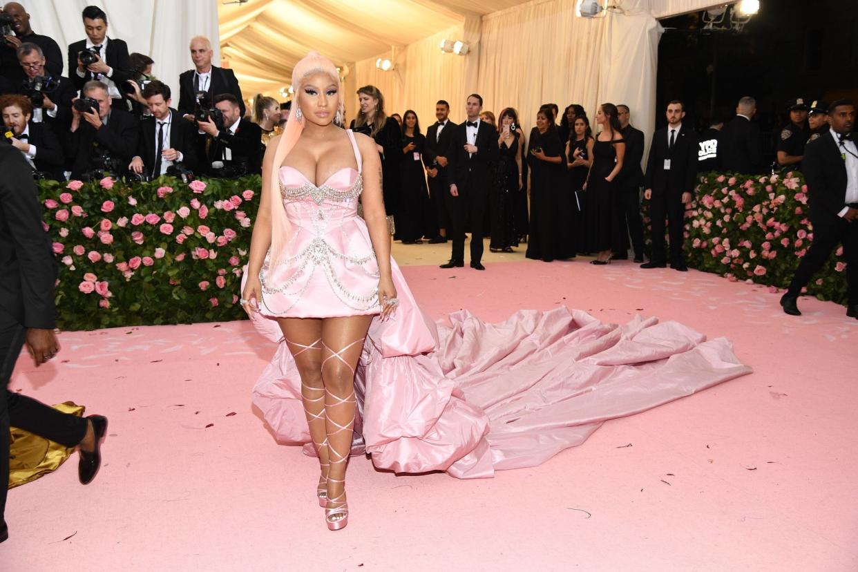 Nicki Minaj attends The 2019 Met Gala Celebrating Camp: Notes on Fashion at Metropolitan Museum of Art on May 06, 2019 in New York City.