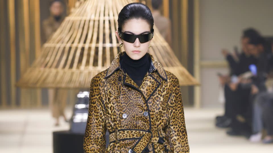 With an abundance of cheetah print, the latest Dior collection felt aligned with the internet's obsession with 'Mob Wife' dressing. - Victor Virgile/Gamma-Rapho/Getty Images