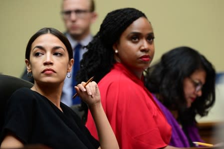 Ocasio-Cortez, Pressley and Tlaib on Capitol Hill