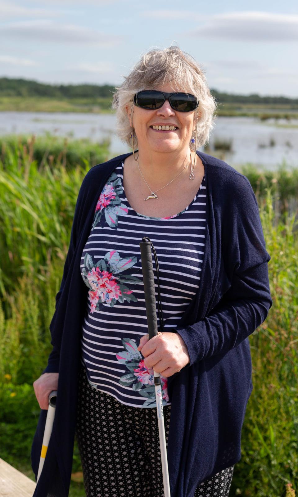 Christine Collins (Blind Veterans UK/PA)