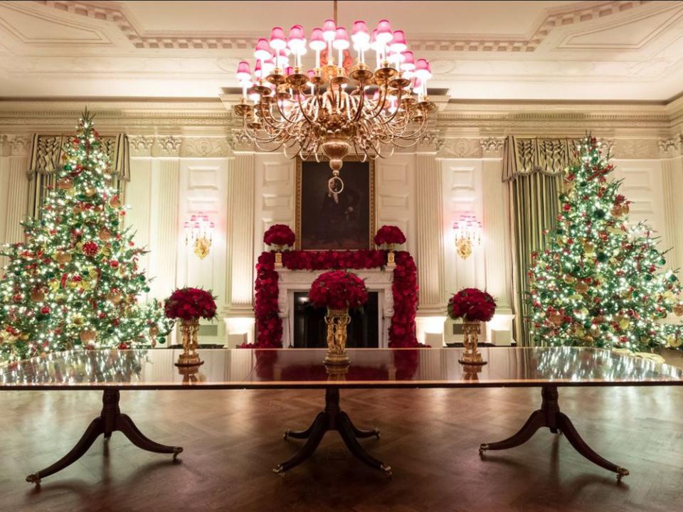 The 2019 White House Christmas decorations by First Lady Melania Trump | Official White House Photo by Andrea Hanks