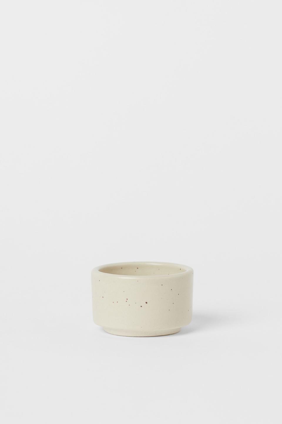 25) H&M Stoneware Tea Light Holder