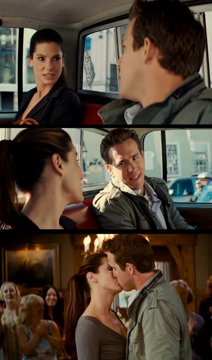 Sandra Bullock and Ryan Reynolds in "The Proposal"