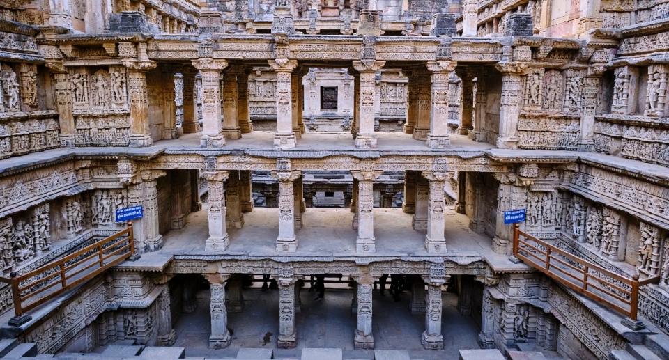Gujarat, Patan: Rani-Ki Vav stepwell, a Unesco World Heritage site. Photo: Getty Images