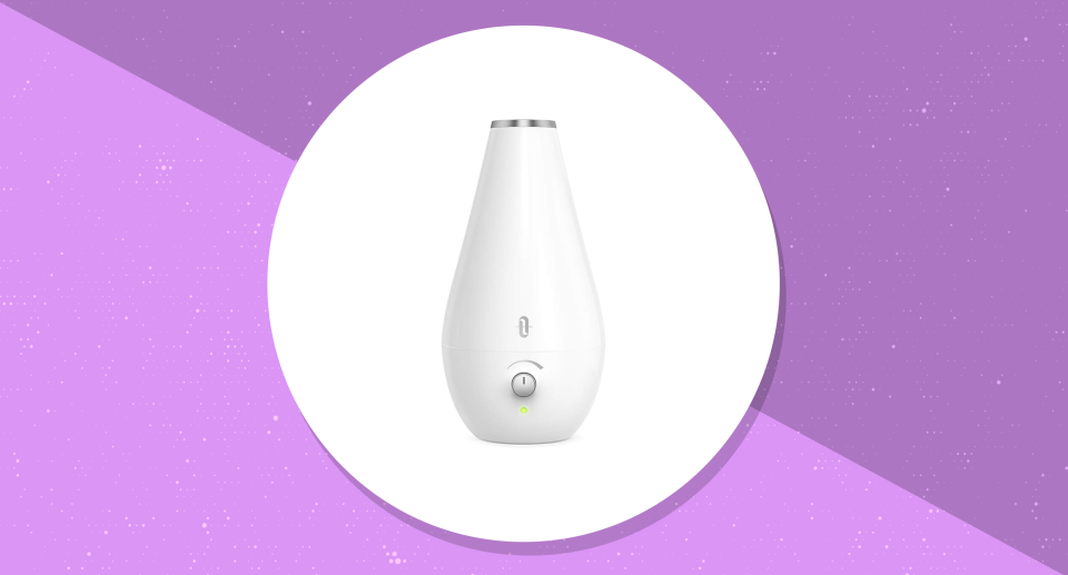 TaoTronics Humidifier on a purple background. (Photo: Amazon)