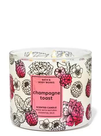 <p><a href="https://www.bathandbodyworks.com/p/champagne-toast-3-wick-candle-026626710.html" rel="nofollow noopener" target="_blank" data-ylk="slk:Shop Now;elm:context_link;itc:0;sec:content-canvas" class="link ">Shop Now</a></p><p>Champagne Toast 3-Wick Candle</p><p>$26.95</p><p>bathandbodyworks.com</p>