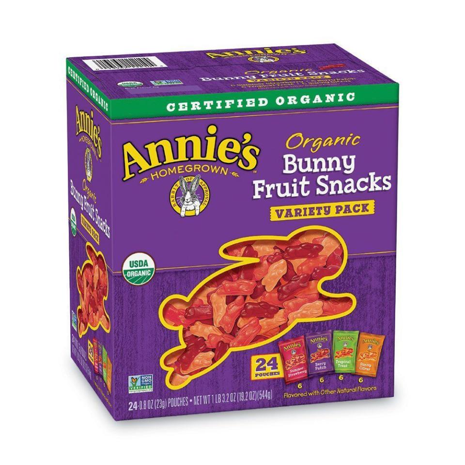 Annie's Homegrown Organic Bunny Fruit Snacks (24-Pack)
