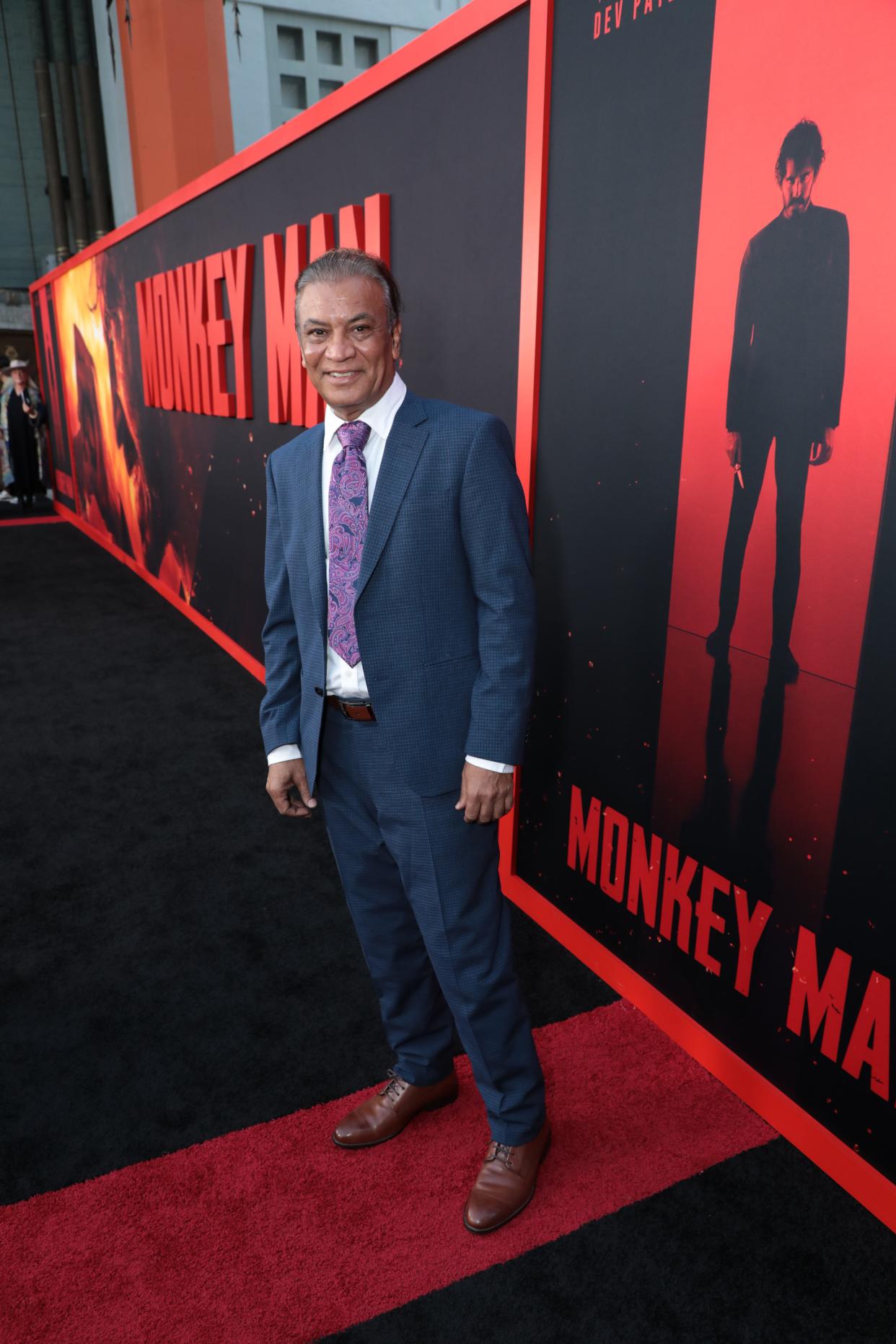 Vipin Sharma attends as Universal Pictures presents the MONKEY MAN premiere at the TCL Chinese Theatre in Hollywood, CA on Wednesday, April 3, 2024

(photo: Alex J. Berliner/ABImages)