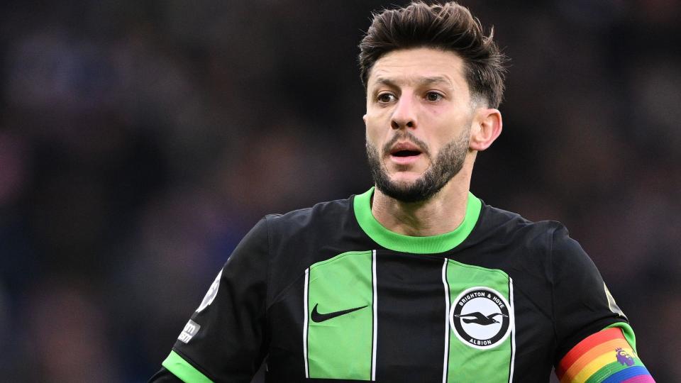 Adam Lallana in action for Brighton